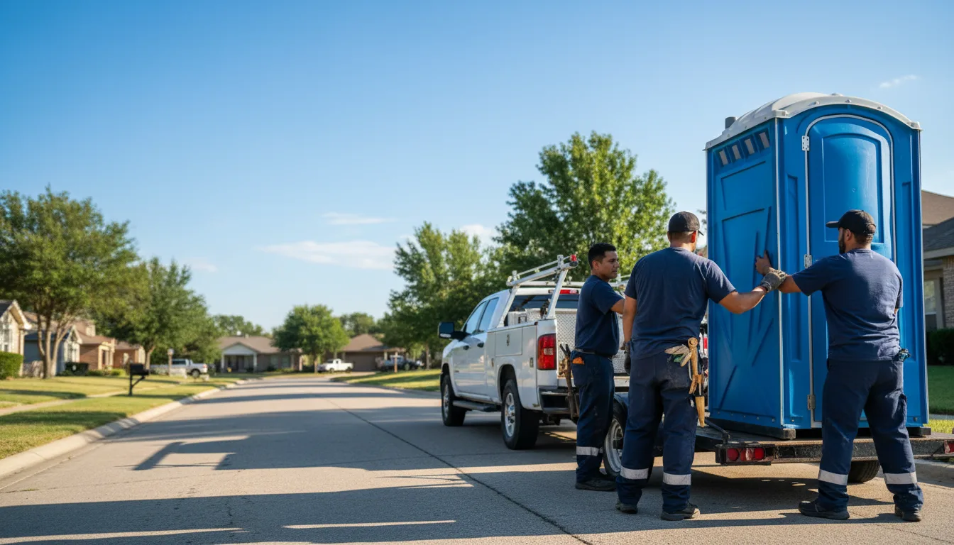 Portable Toilet Rental in Aledo, TX near me
